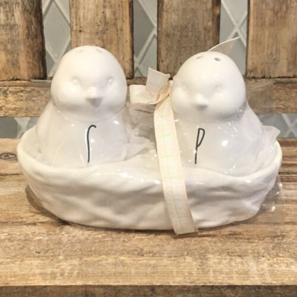 Rae Dunn Baby Chick's in Nest Salt and Pepper Shakers ~ Spring ~ Easter